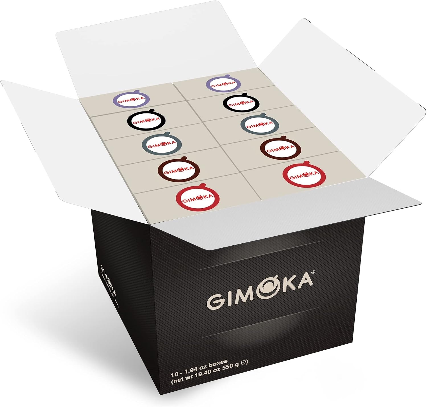 Detalle de Gimoka capsule compatibili Nespresso: assortimento di miscele e aromi (100 capsule)