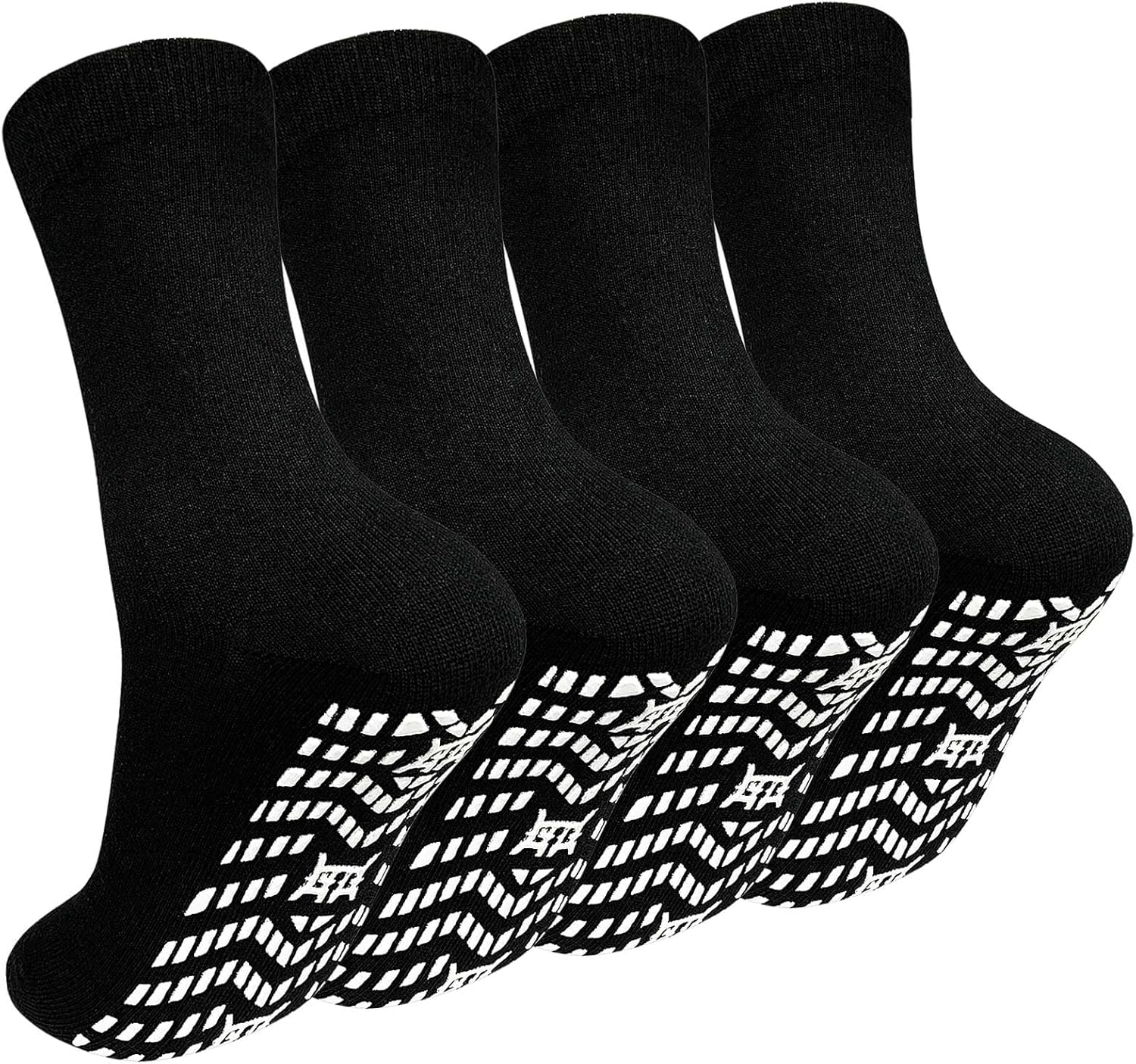 Thumbnail 6 de PUTUO Uomo Calze antiscivolo in cotone con grip in gomma (4 paia) 39-50