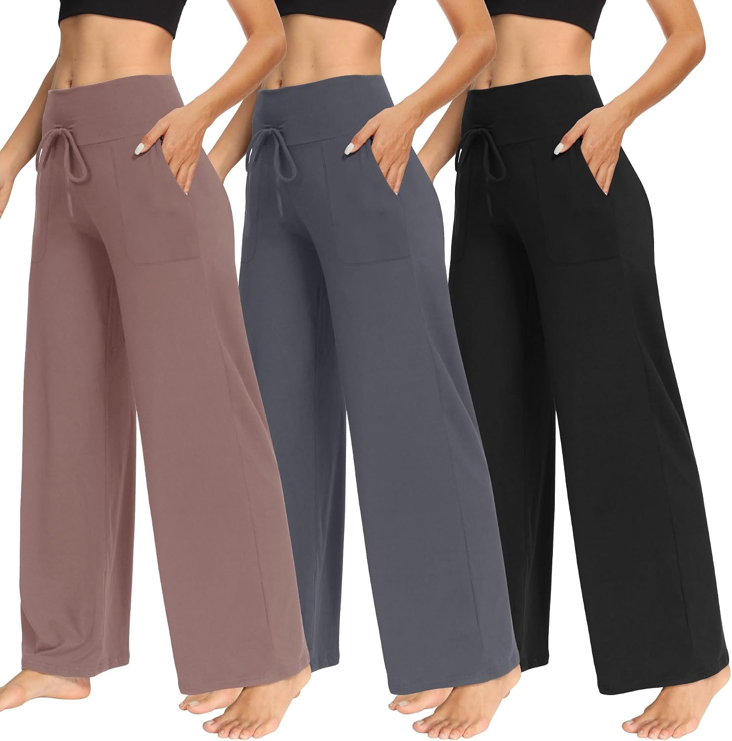 Detalle de TNNZEET Wide-Leg Pants 3-Pack