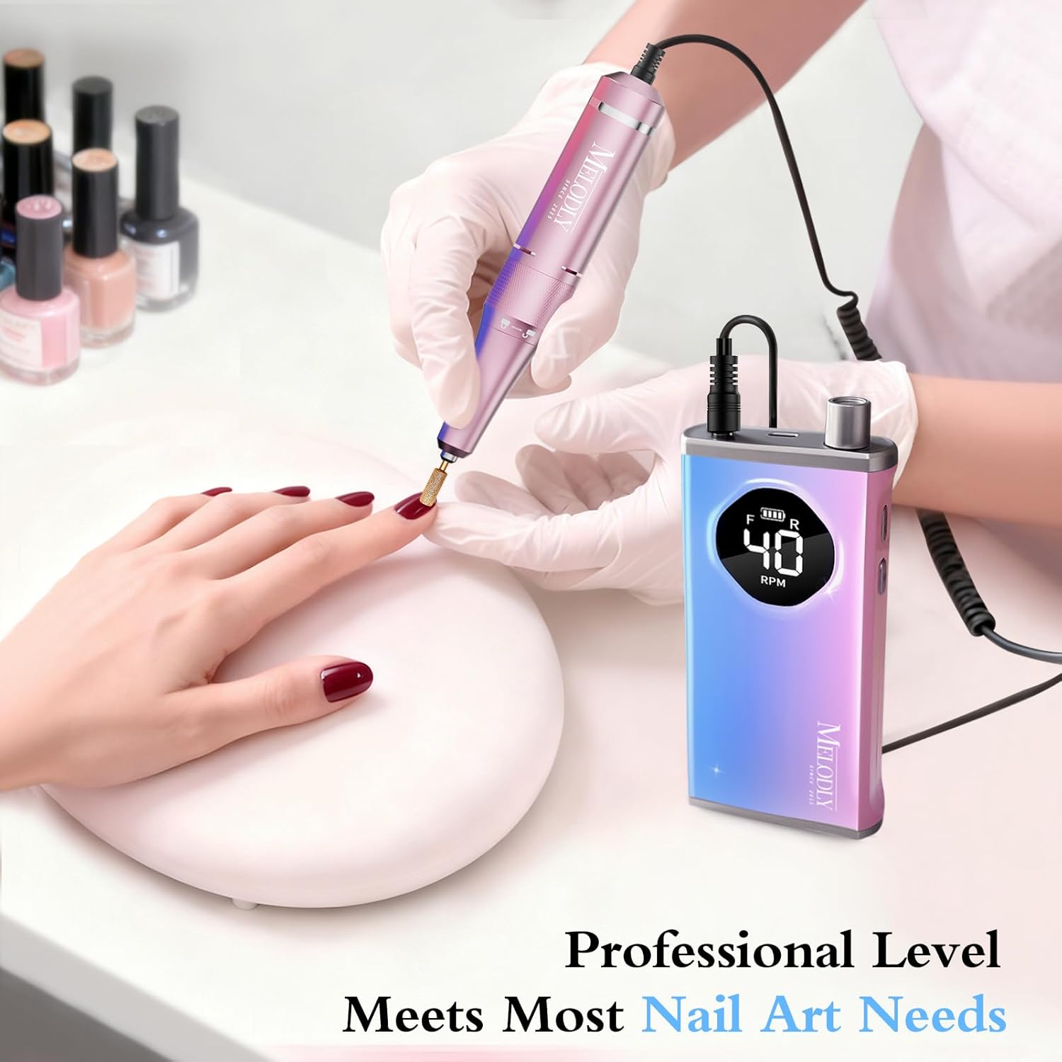 Thumbnail 6 de Melodly Electric Nail Drill 40000 RPM 💅