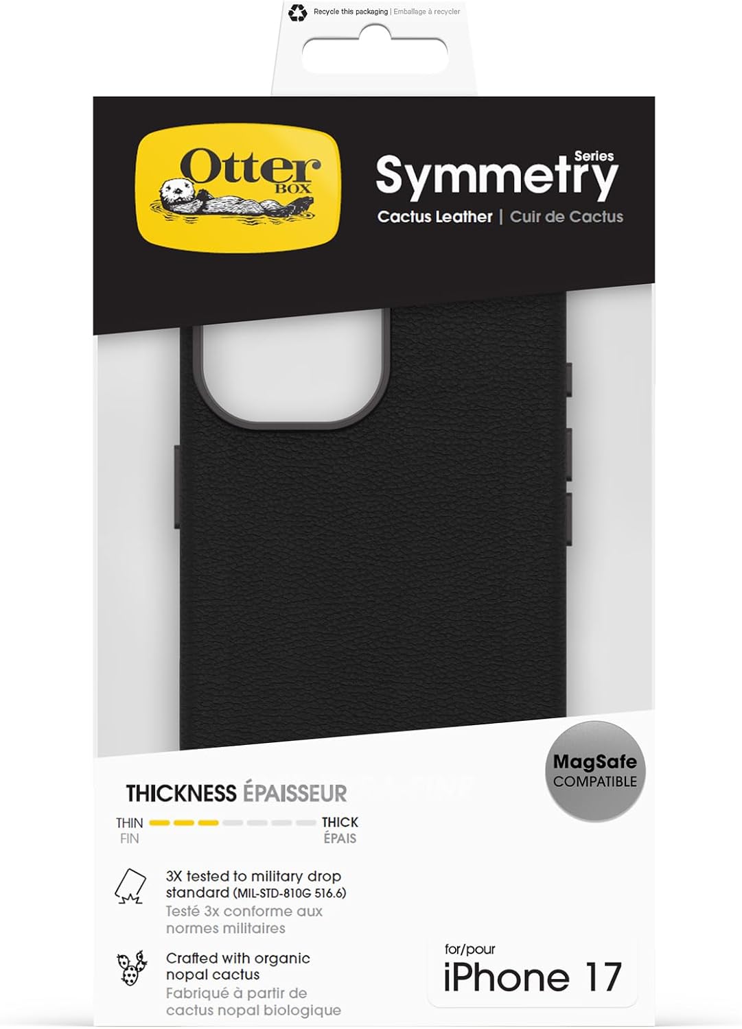 Detalle 1 de OtterBox Symmetry MagSafe iPhone 17, nero