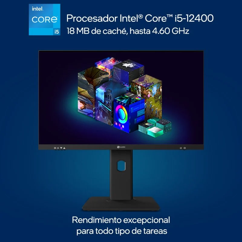 Thumbnail 2 de alurin Flow AIO 24" i5-12400 / 16GB / 1TB SSD con altura regulable (IPS, FHD, 75Hz)