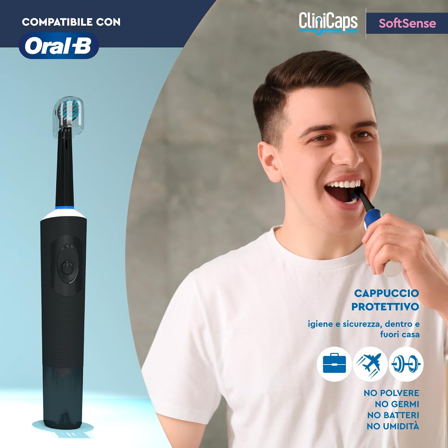 Detalle de Compatibile Oral‑B Testine morbide 12 pezzi 🪥