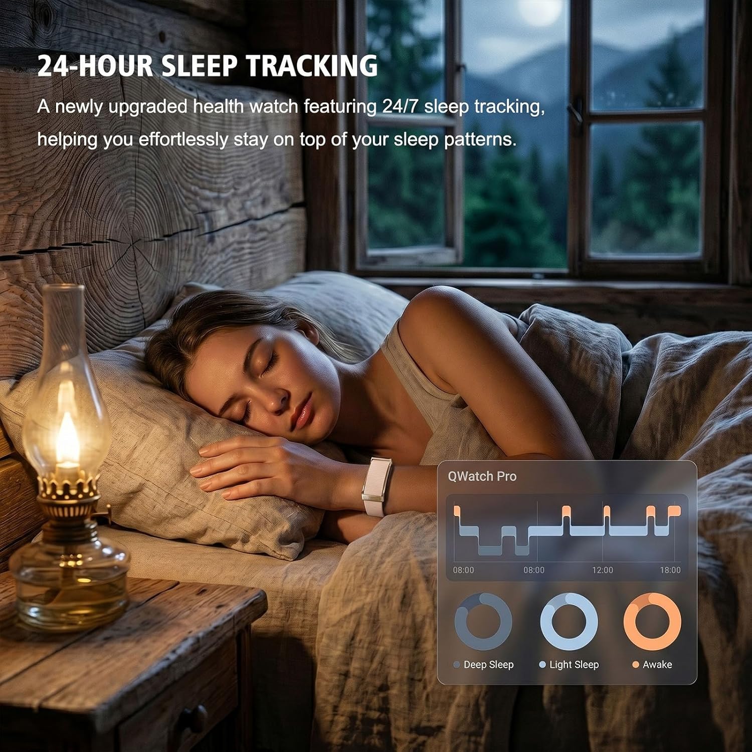 Thumbnail 5 de EGQINR Smart Bracelet for Women: Ultra-Thin Fitness Tracker with 20–30 Day Battery