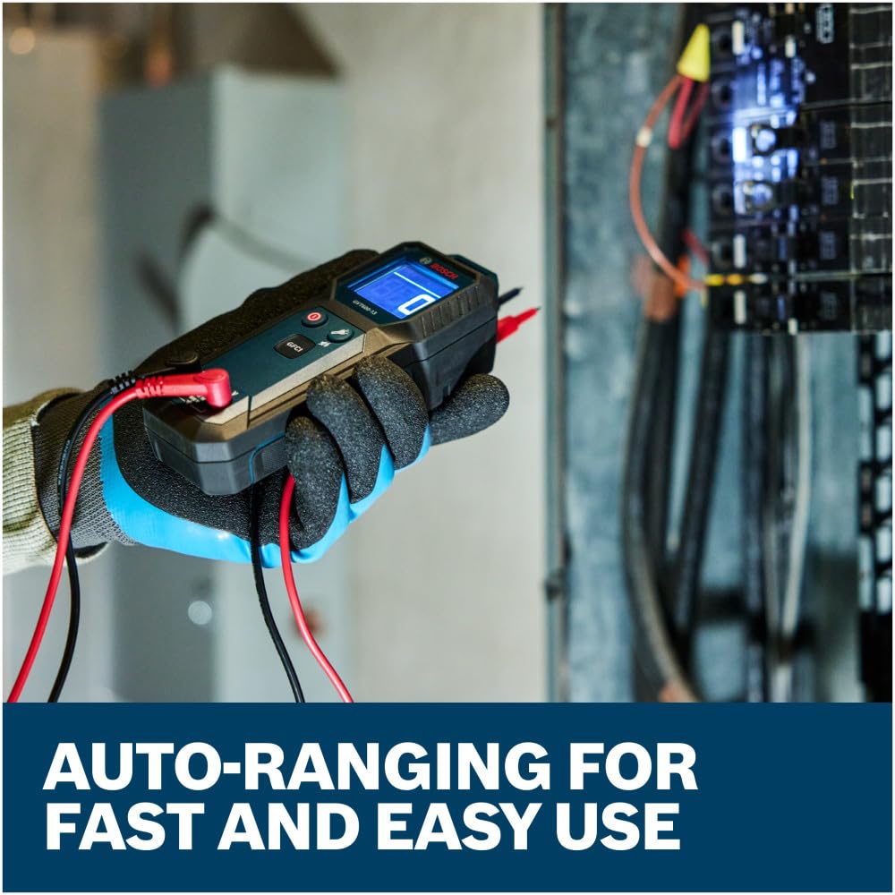 Detalle 2 de Bosch GVT600-13 Contact Voltage Tester, CAT IV 600V, Auto-Ranging, IP54