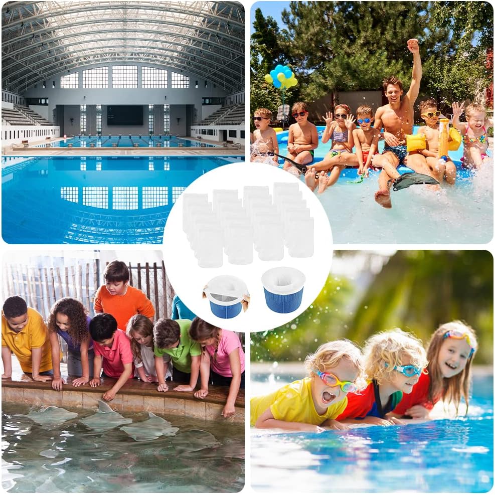 Thumbnail 6 de OFFCUP Calzini da skimmer per piscina (12 pezzi) per filtrare foglie, capelli e detriti