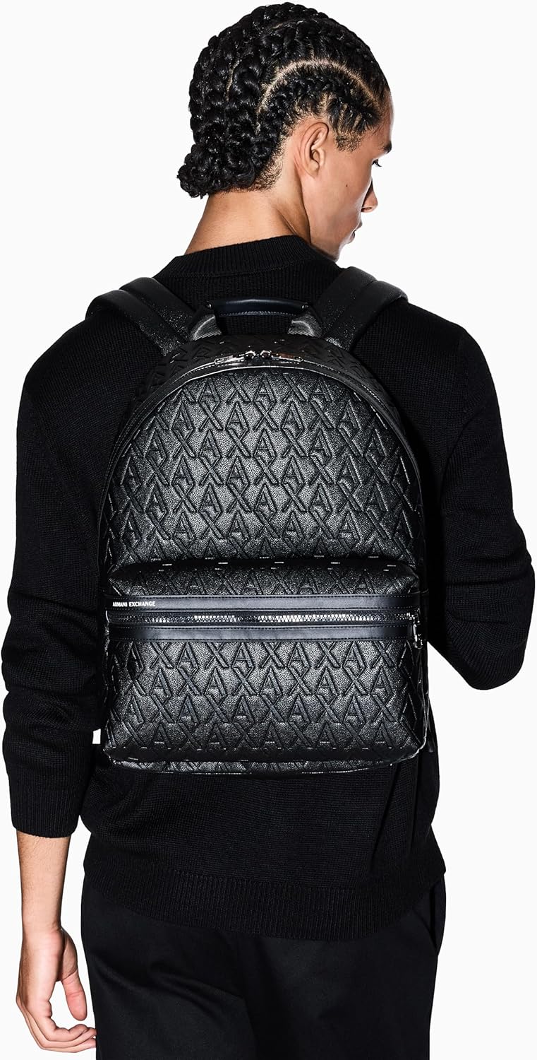 Thumbnail 5 de Armani Exchange Men’s Liam Backpack in Black (Medium)