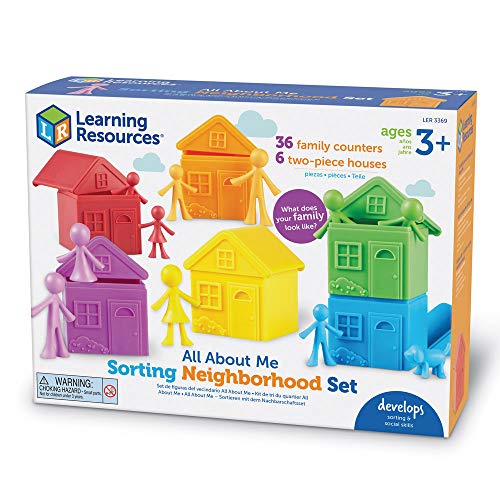 Thumbnail 6 de Learning Resources Mi Vecindario de Clasificación — 6 casitas y 36 figuras 🧩