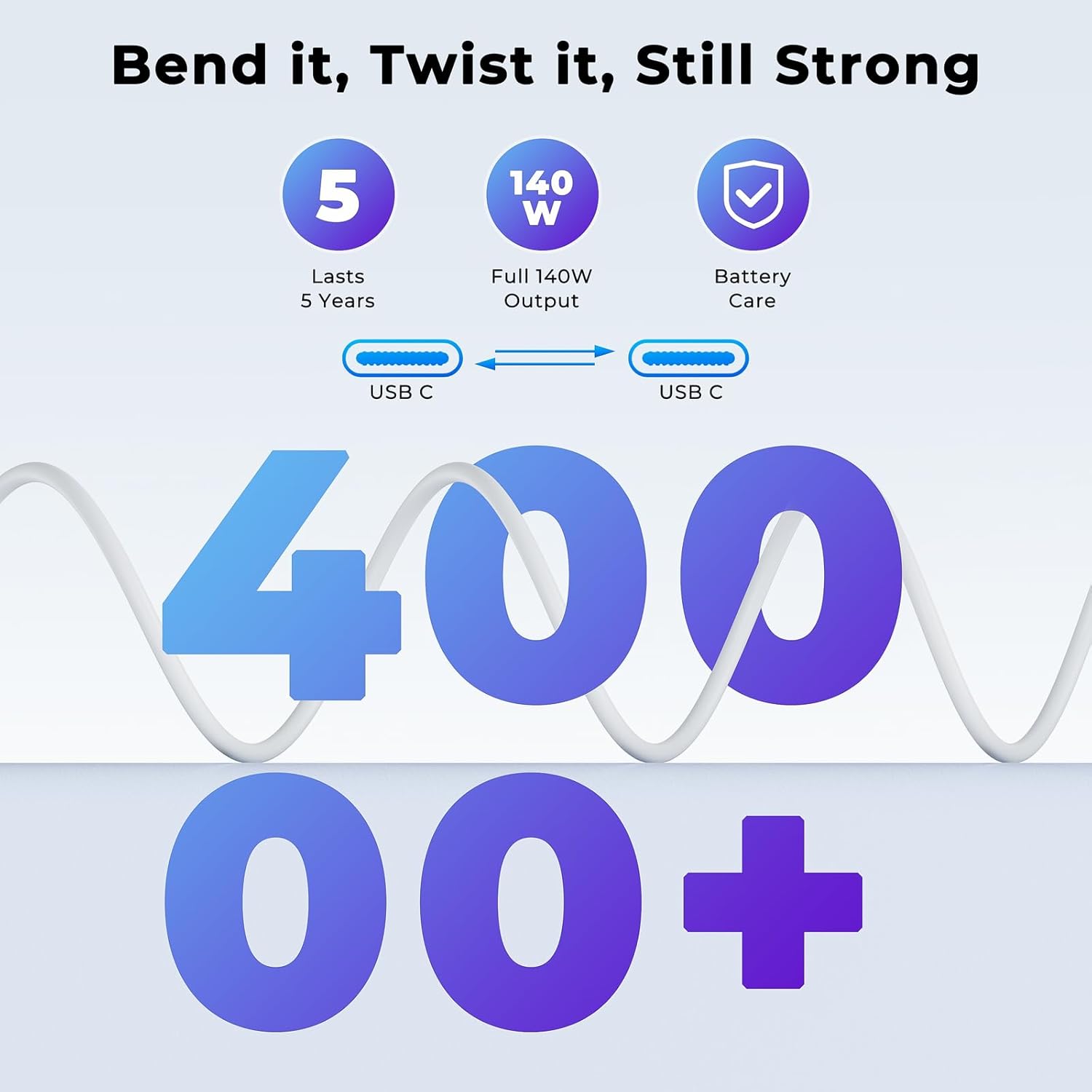 Thumbnail 5 de MacBook Pro 140W USB‑C PD 3.1 Fast Charging Adapter with 2m 5A USB‑C Cable (Replacement Charger)