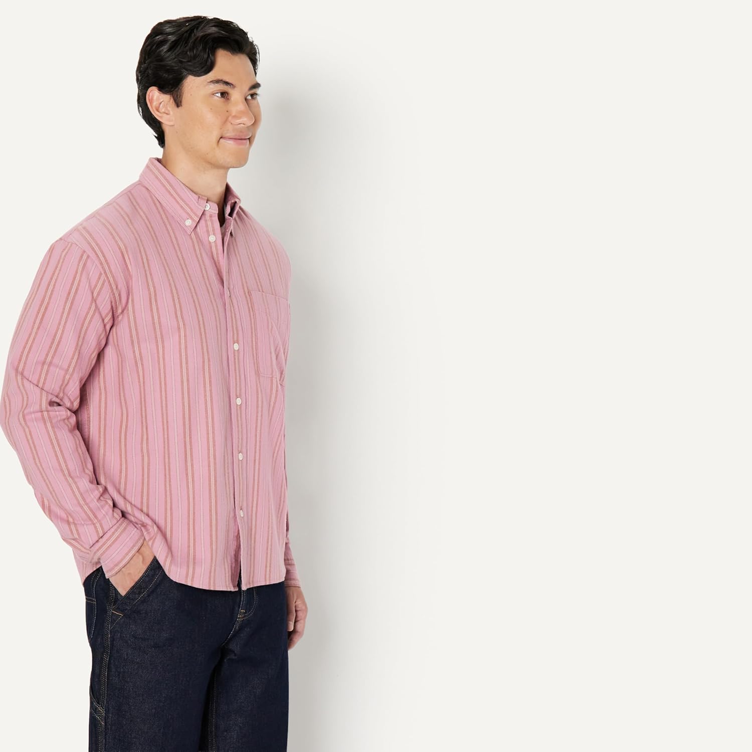 Thumbnail 1 de Amazon Essentials Men's Modern Oversized-Fit Cotton Button-Down Shirt