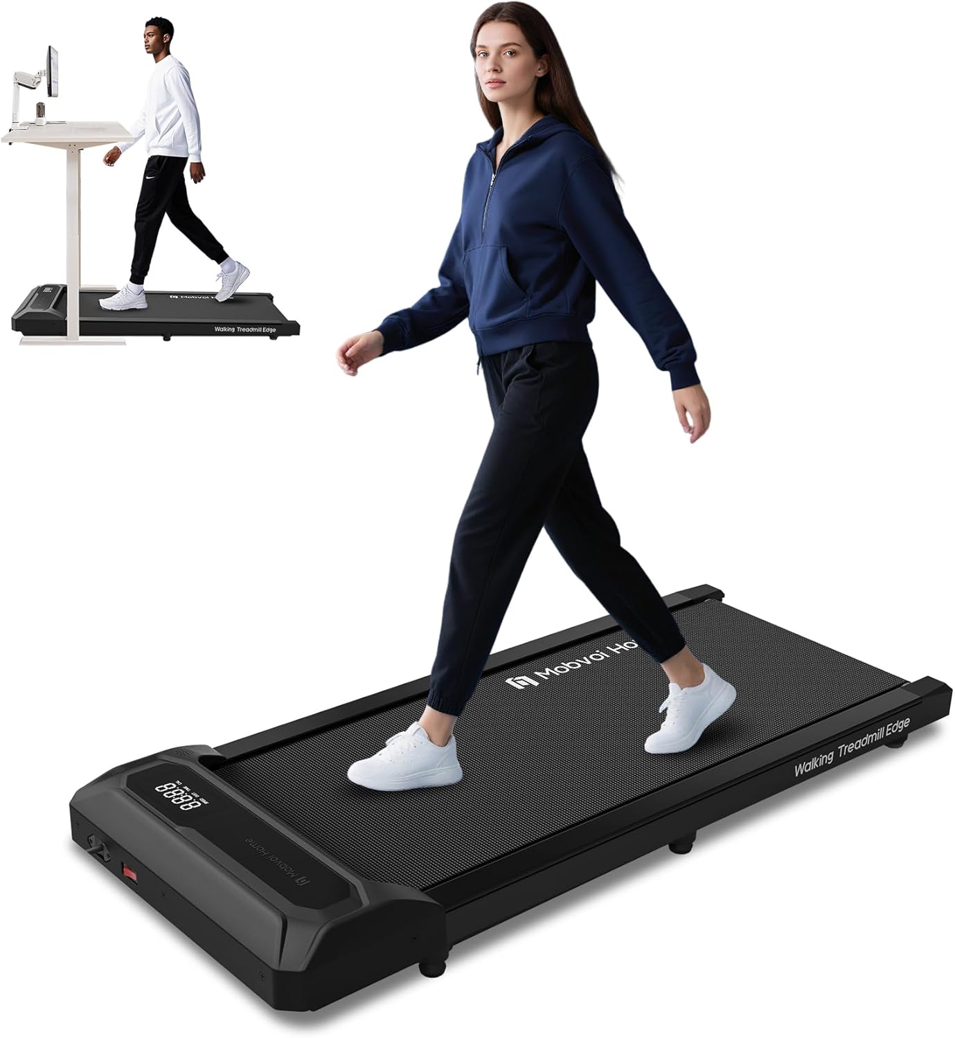 Mobvoi Walking Pad Smart AI Under Desk Treadmill: compact 2-in-1 cardio for home or office