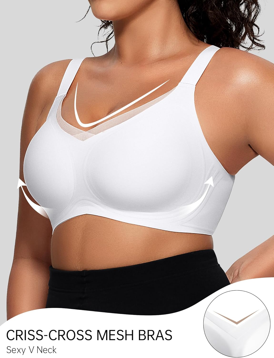 Thumbnail 1 de OEAK Wireless V Mesh Bralette