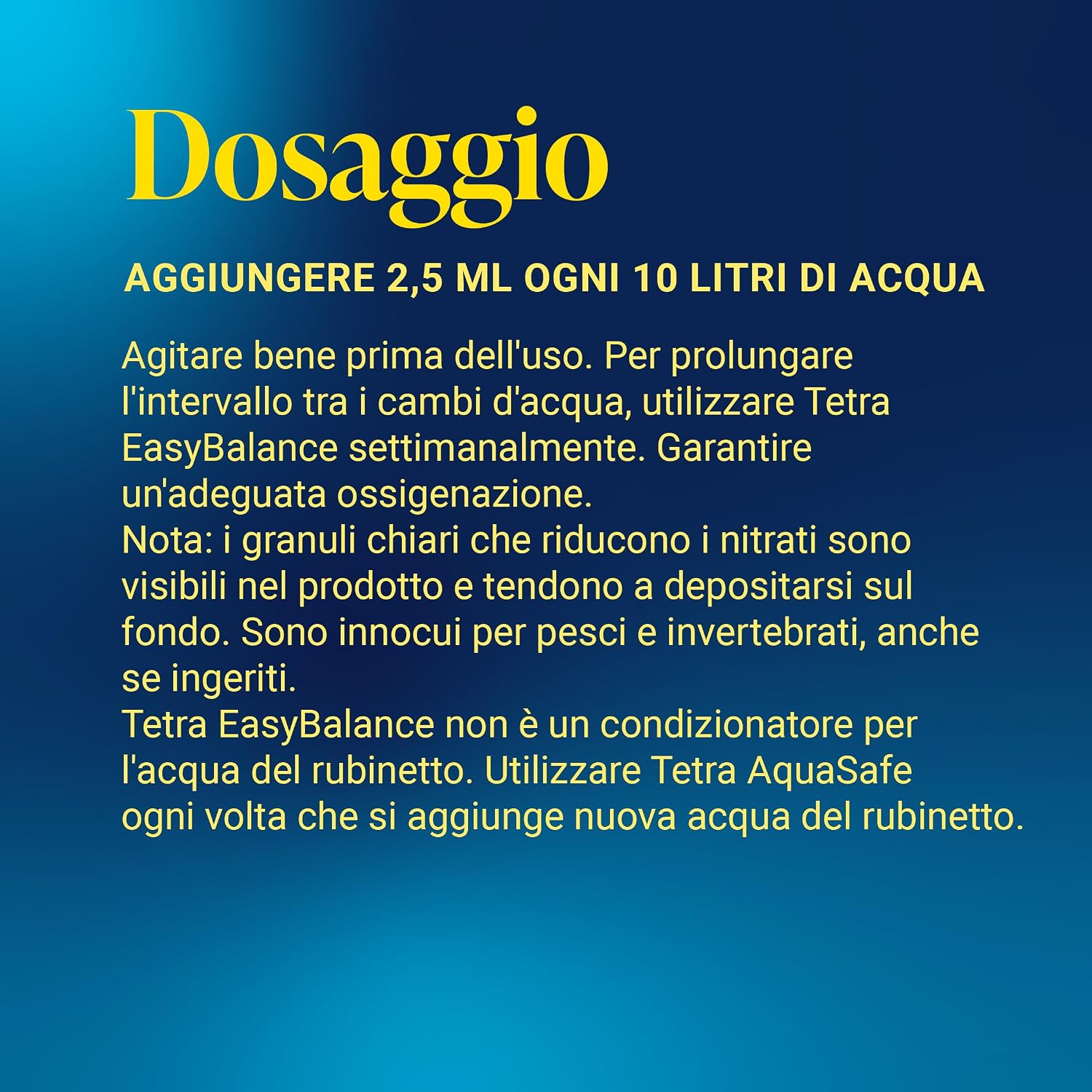Detalle 2 de Tetra EasyBalance 500 ml — Cura a lungo termine per un'acqua dell'acquario biologicamente sana
