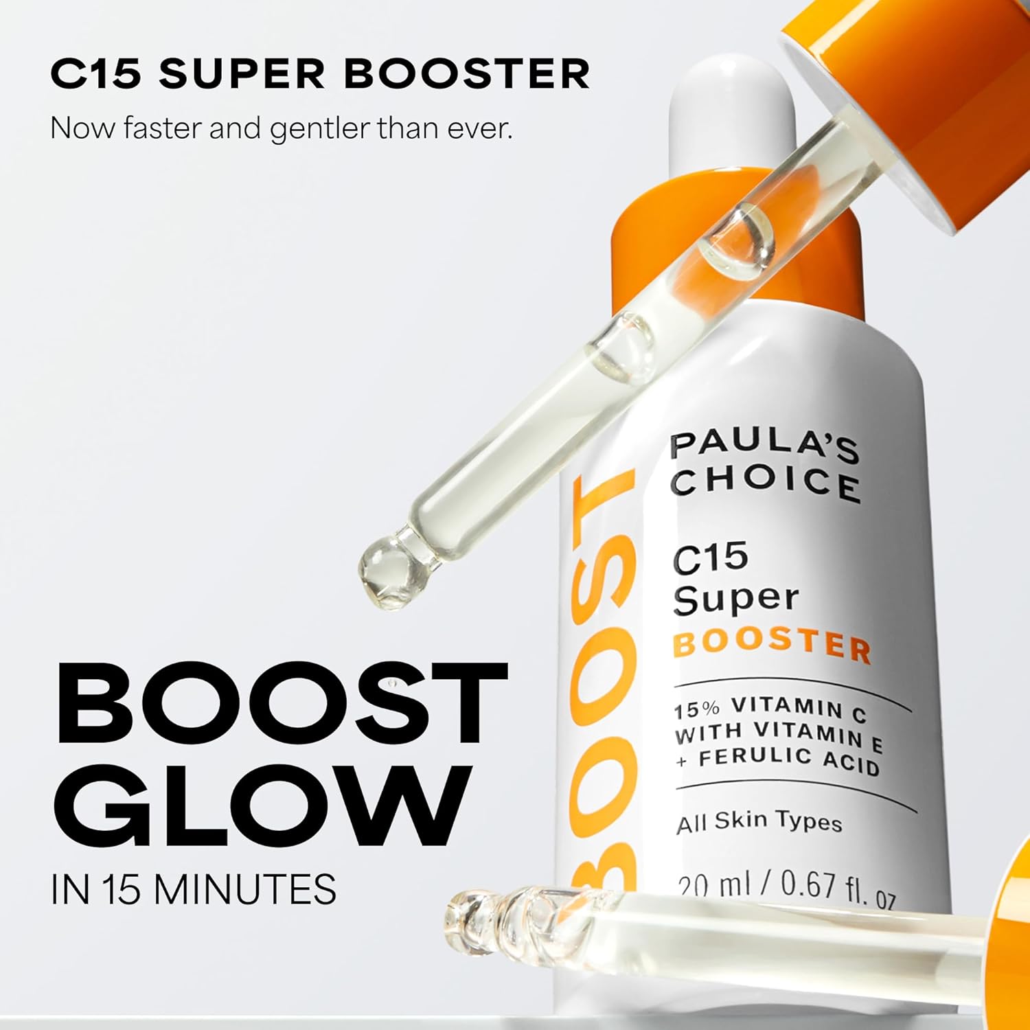 Thumbnail 3 de Paula's Choice BOOST C15 Super Booster 15% Vitamin C Serum (Fragrance-Free)
