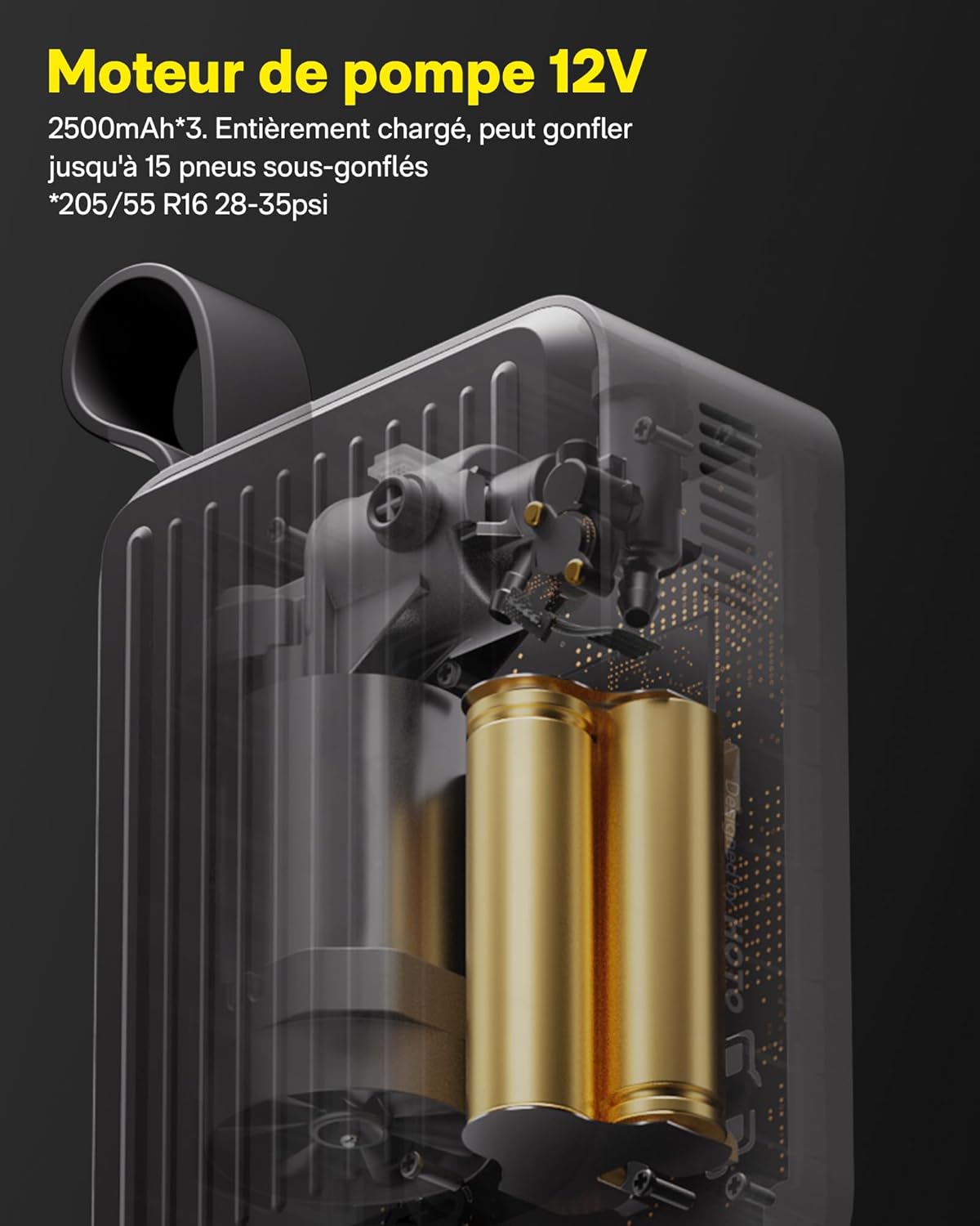 Thumbnail 3 de HOTO Gonfleur Pneus Pro 7500mAh