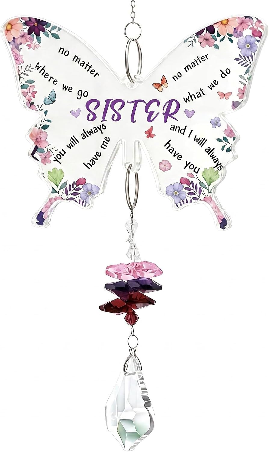 Thumbnail 6 de SHIFANQI Butterfly Suncatcher, Crystal