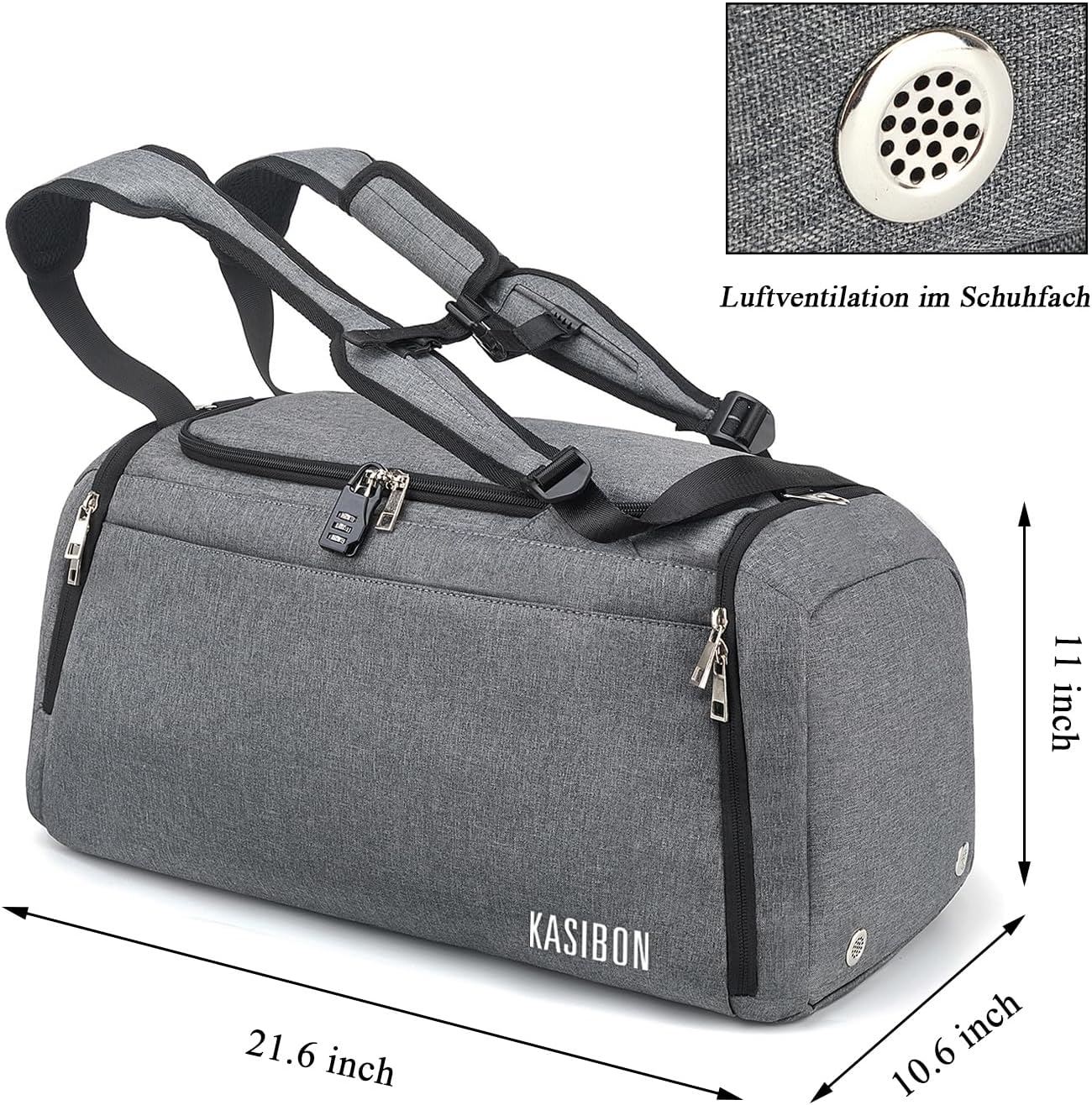 Thumbnail 4 de Sports duffle bag 42L with wet pocket