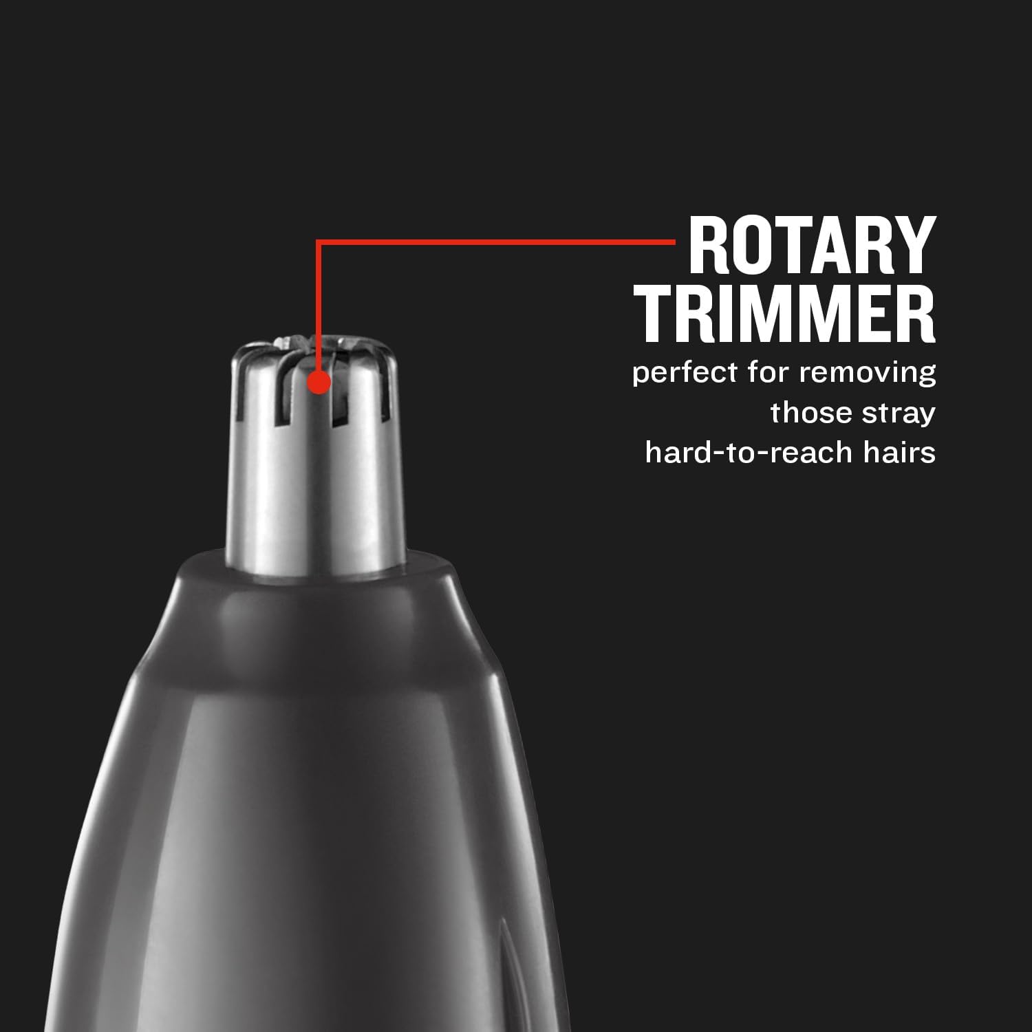 Detalle de Remington NE3850 Hair Trimmer for Men: Nose, Ear & Eyebrow Clipper with Dual Heads