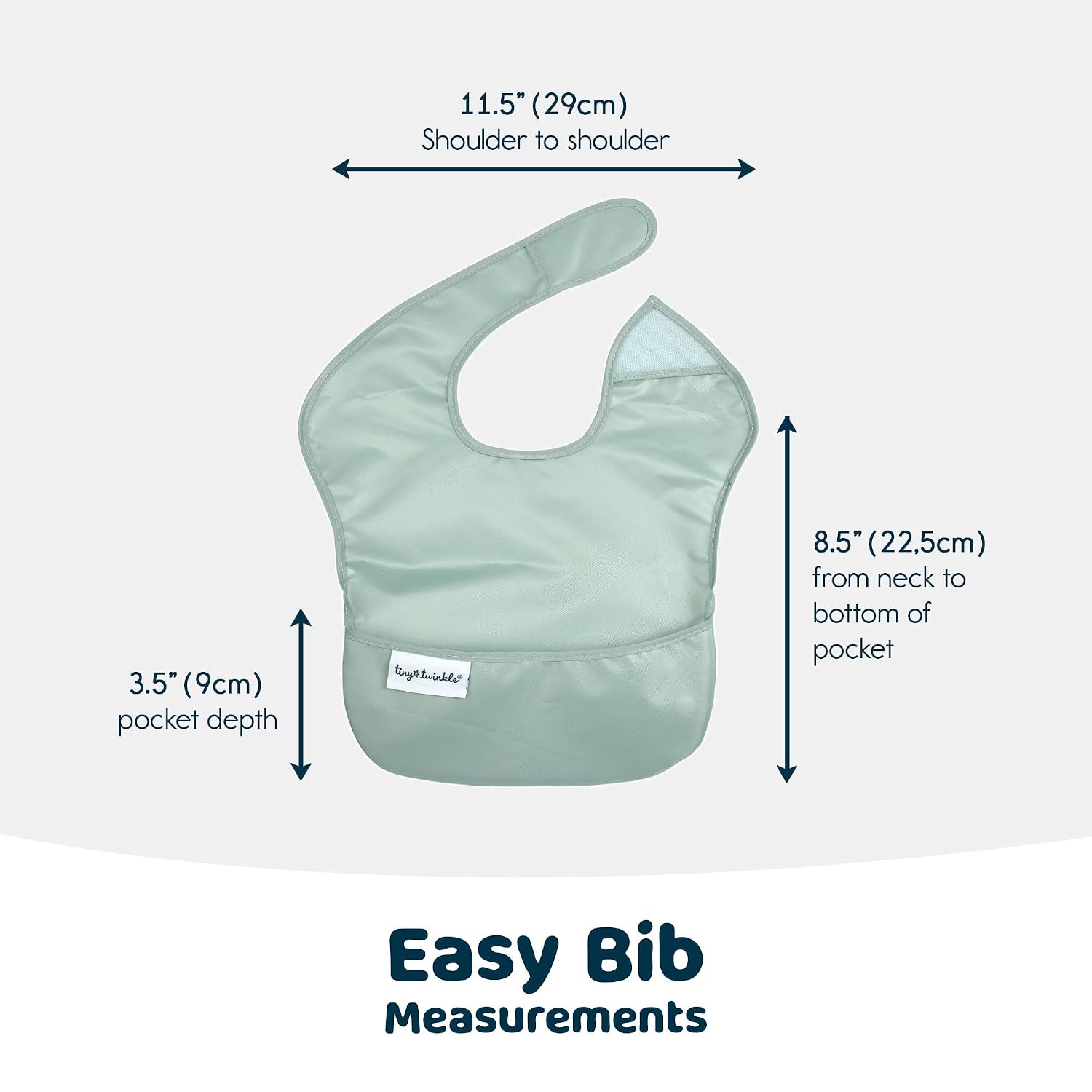 Thumbnail 5 de Tiny Twinkle Mess-Proof Bibs, 5-Pack ⚡