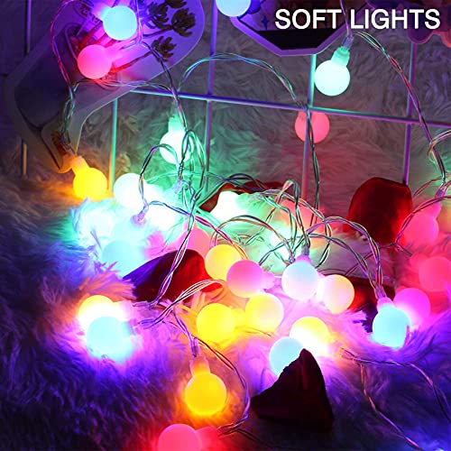 Detalle 2 de Ligarko Fairy Lights Battery: 7M, 60 LED Globe String Lights with 8 Modes