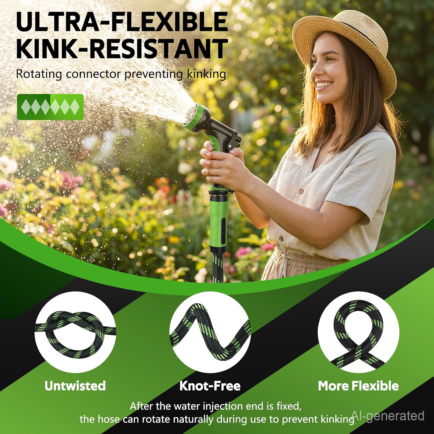 Detalle 1 de HEYRSUN Garden Hose 25 ft