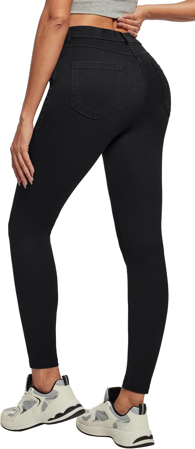 Detalle de Pull-On Jeggings for Women in Stretch Denim