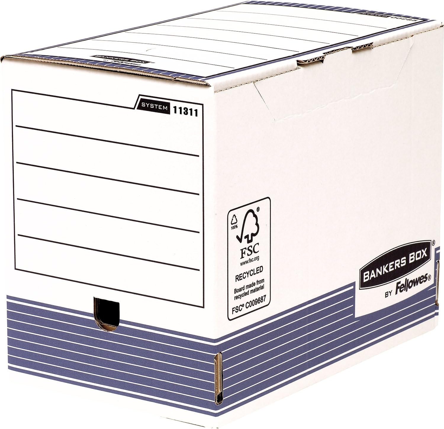 Detalle de Bankers Box 1131102 Scatola Archivio A4+ System – 10 pezzi, dorso 200 mm, FSC
