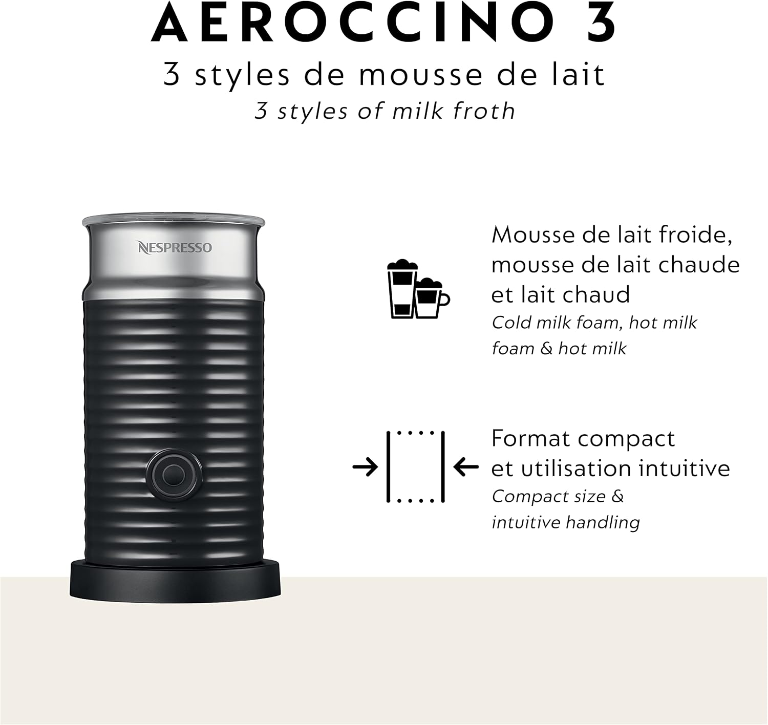 Detalle 2 de Nespresso coffee and espresso maker Vertuo Pop+