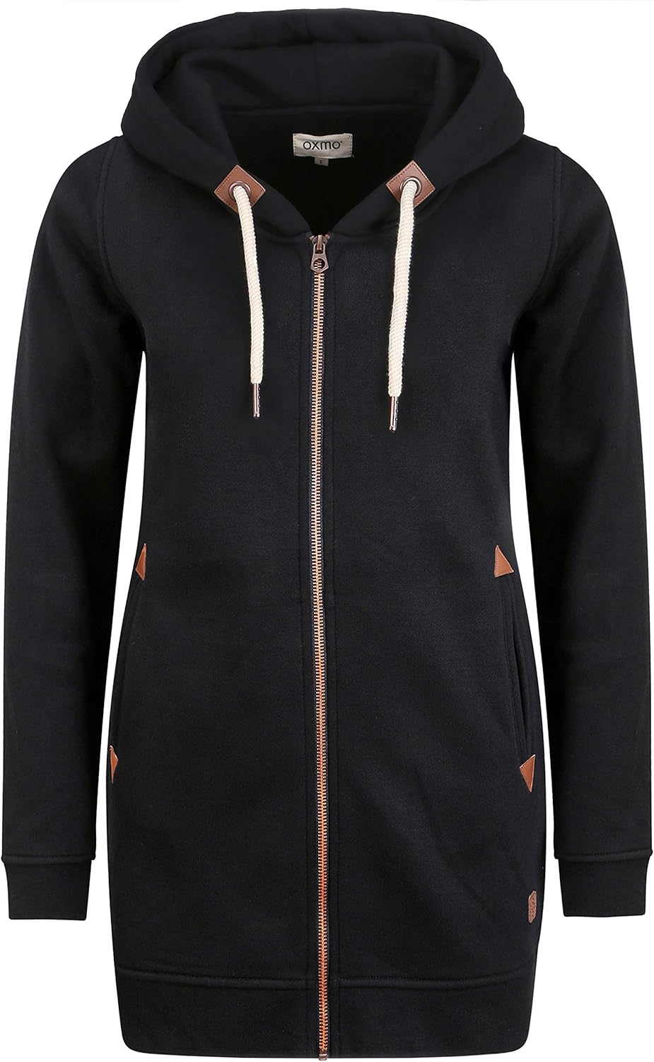 Thumbnail 6 de OXMO Vicky Straight Zip Damen Sweatjacke mit Kapuze – Regular Fit Hoodie zum Reinschlüpfen