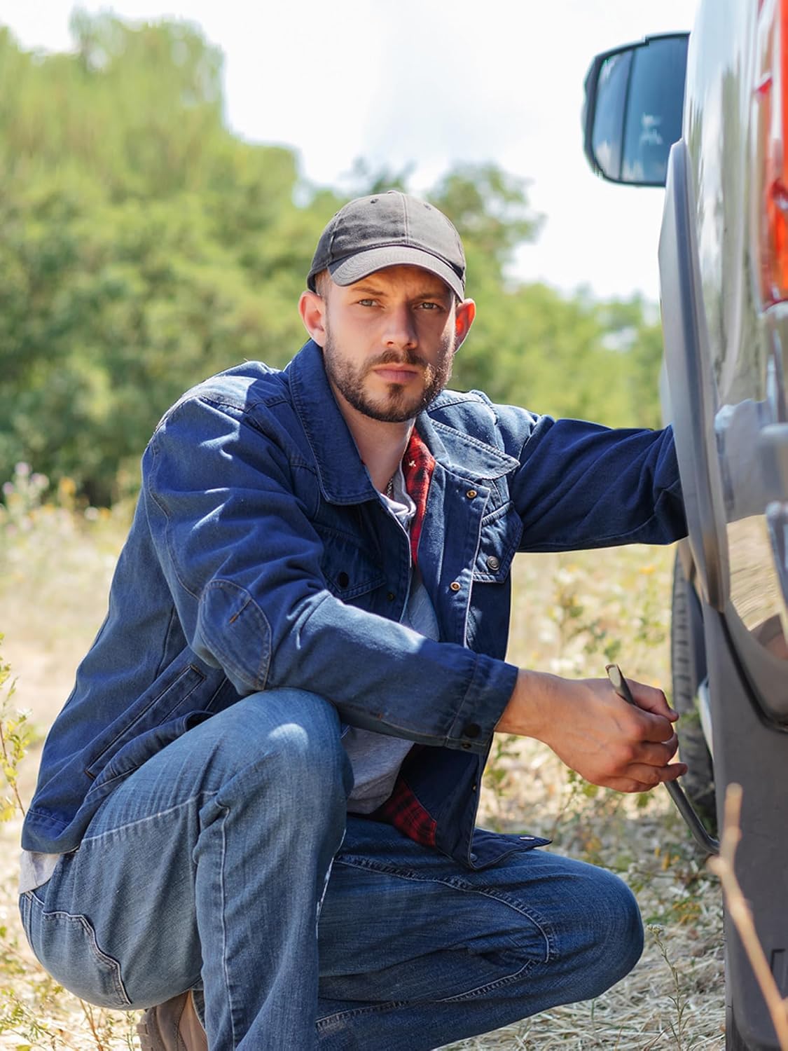 Detalle de Mr.Stream Jeansjacke Herren Trucker Jacke