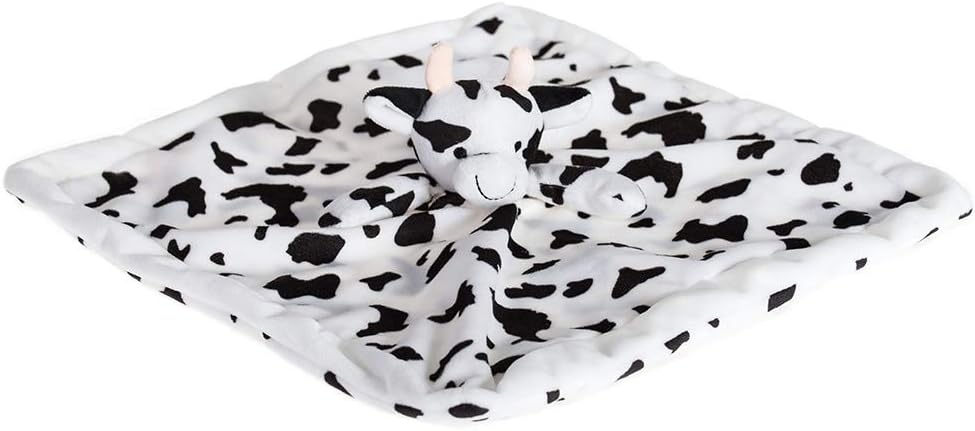 Thumbnail 3 de Apricot Lamb cow security blanket lovey (plush snuggler) for baby and nursery comfort