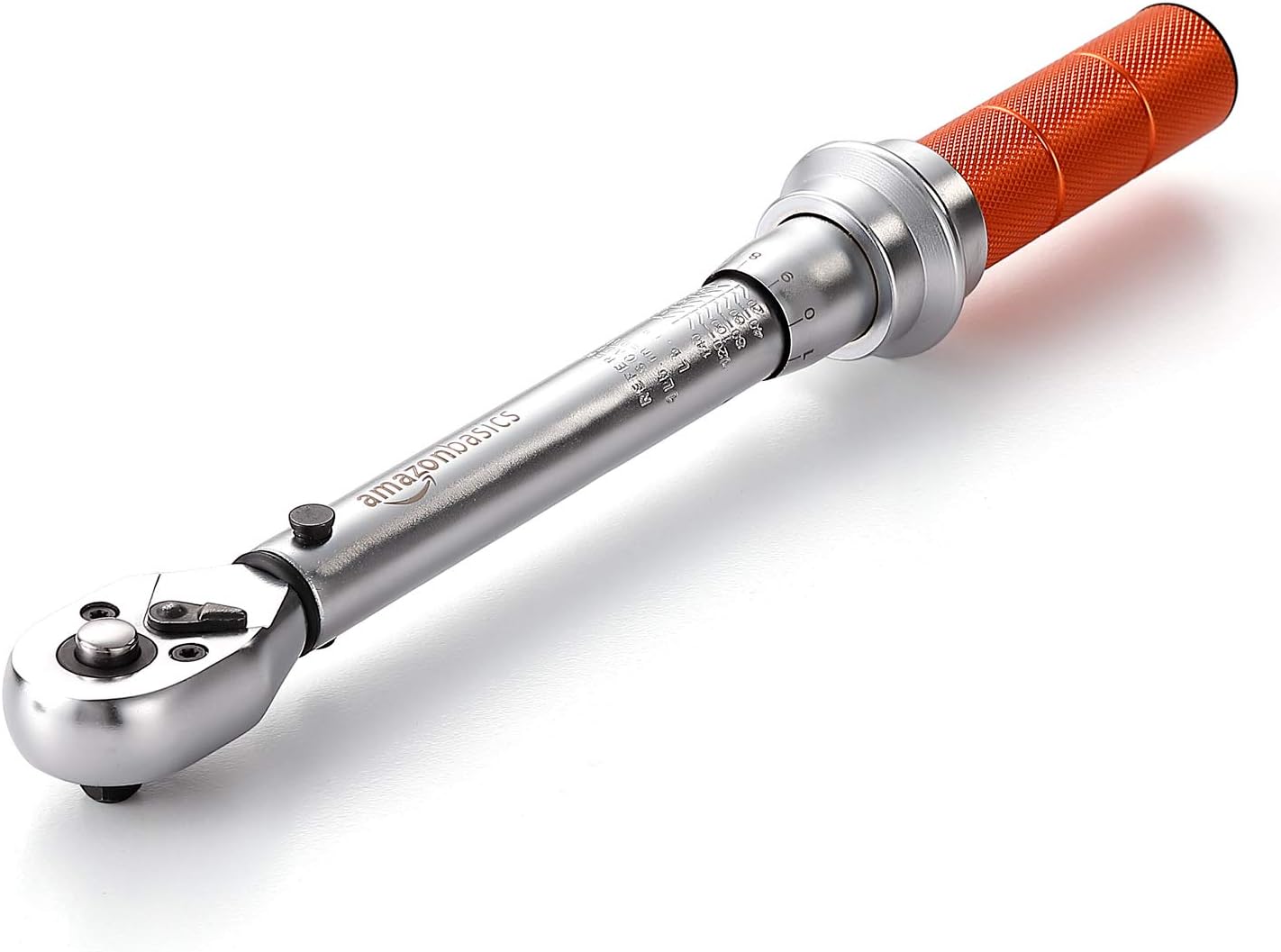 Detalle de Amazon Basics 1/4 Inch Drive Click Torque Wrench (20–150 in-lb / 2.5–15 Nm)
