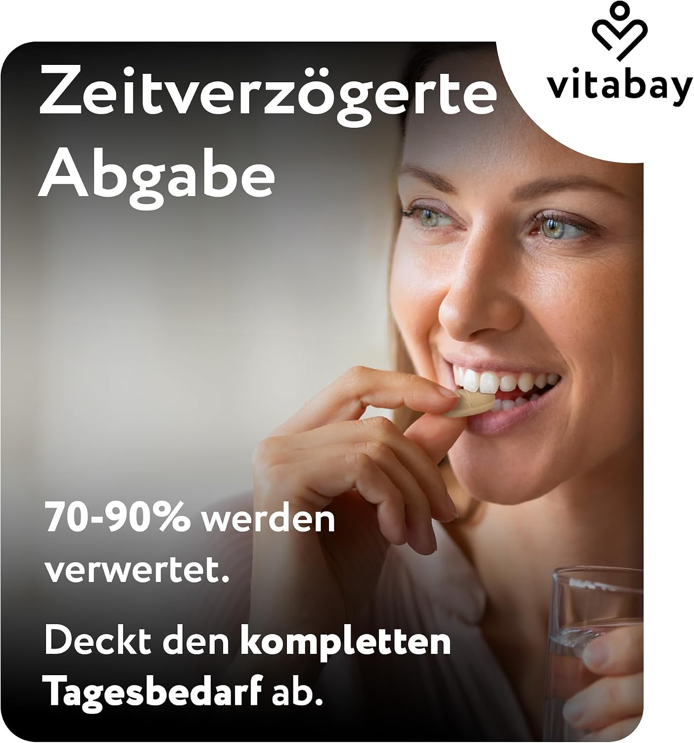 Thumbnail 6 de Vitabay Vitamin C 1000 mg – 500 vegane Time-Released Tabletten mit Depot-Effekt