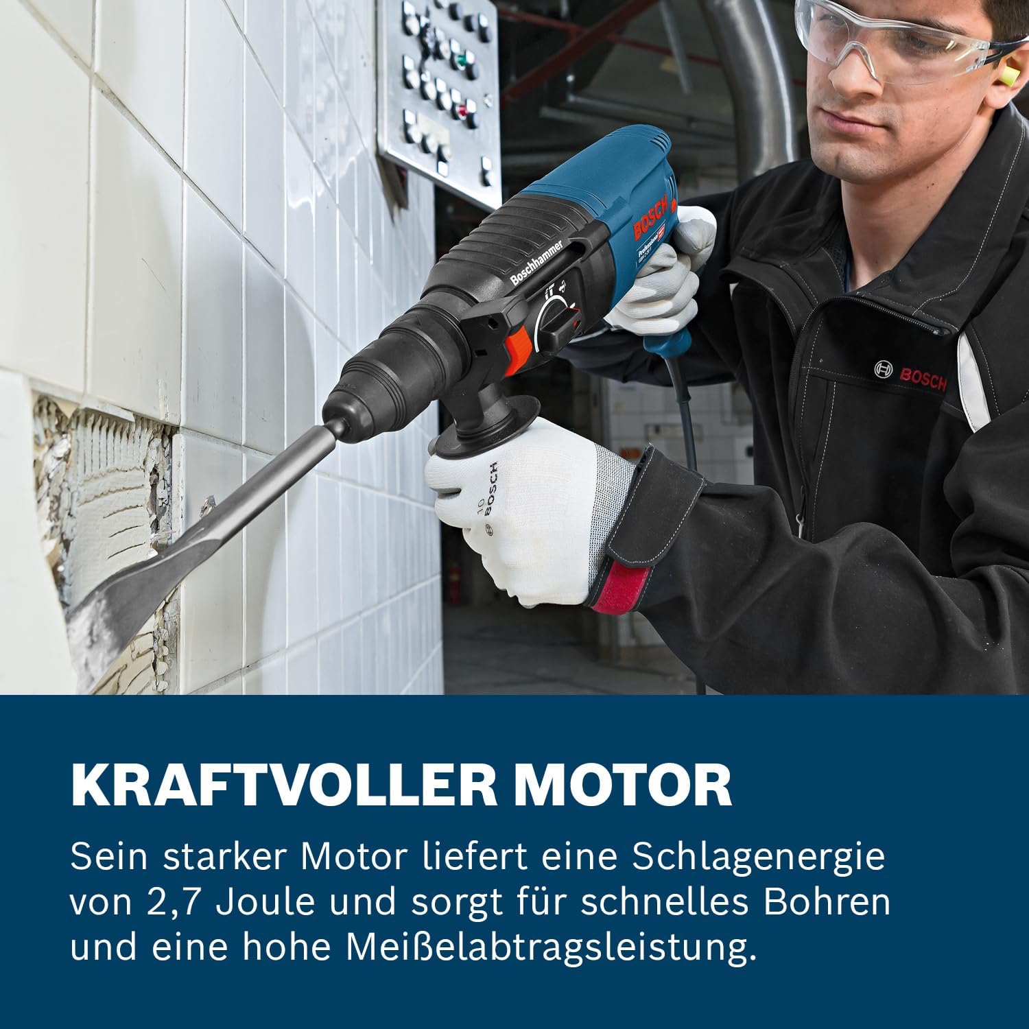 Thumbnail 2 de Bosch Professional Bohrhammer GBH 2-26 F (830 Watt, SDS-plus, im Handwerkoffer) – vielseitig für täglich auf der Baustelle