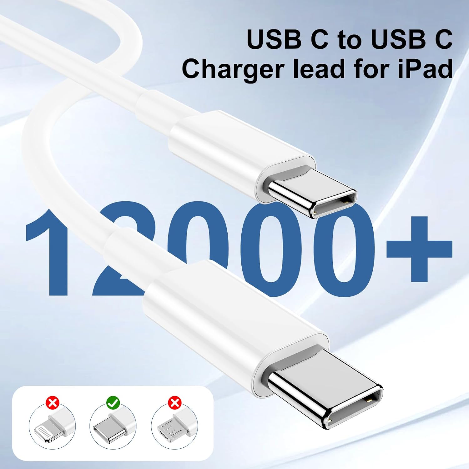 Detalle 2 de Anker 20W USB-C Charger 2-Pack with 10ft Cable