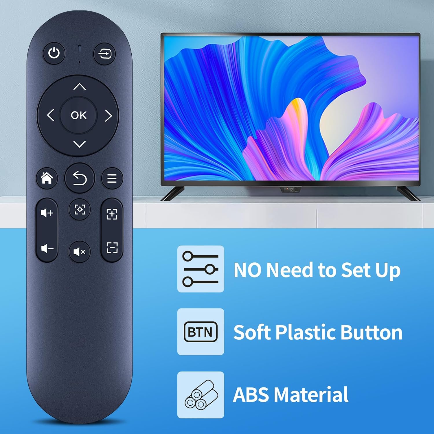 Thumbnail 4 de TCNOUMT Replacement Remote Control for VOPLLS Smart Projector VP-1
