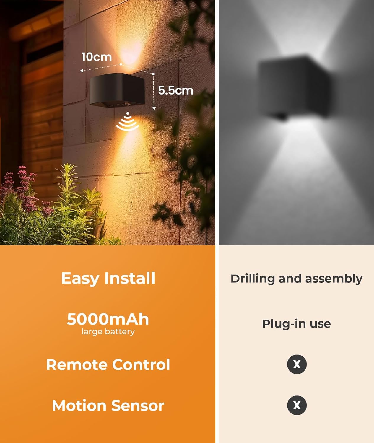 Thumbnail 6 de FULEN Wall Lights motion sensor 5000mAh 🔆