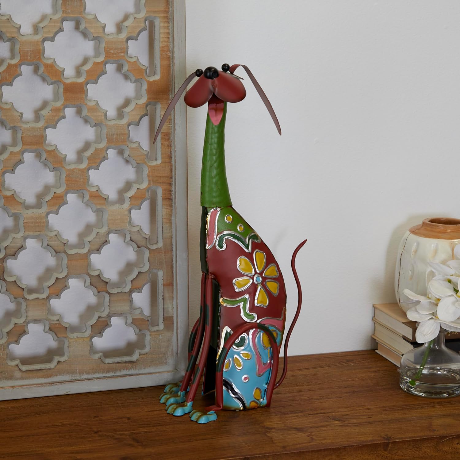 Thumbnail 4 de Deco 79 Metal Dog Garden Sculpture