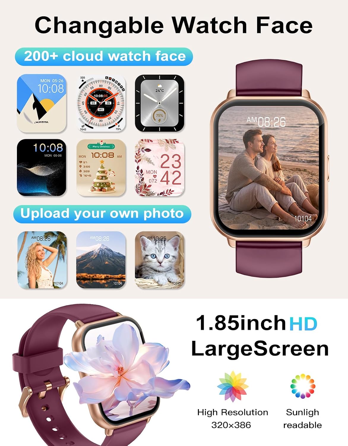 Thumbnail 4 de RUIMEN Smart Watch with SpO2 monitor