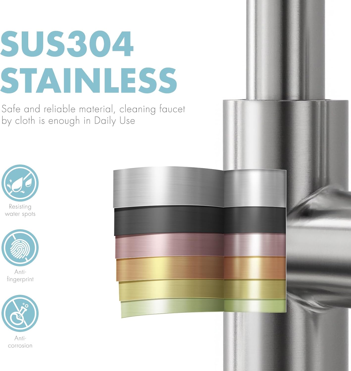 Thumbnail 5 de GIMILI Kitchen Faucet Pull Down Sprayer 14.5