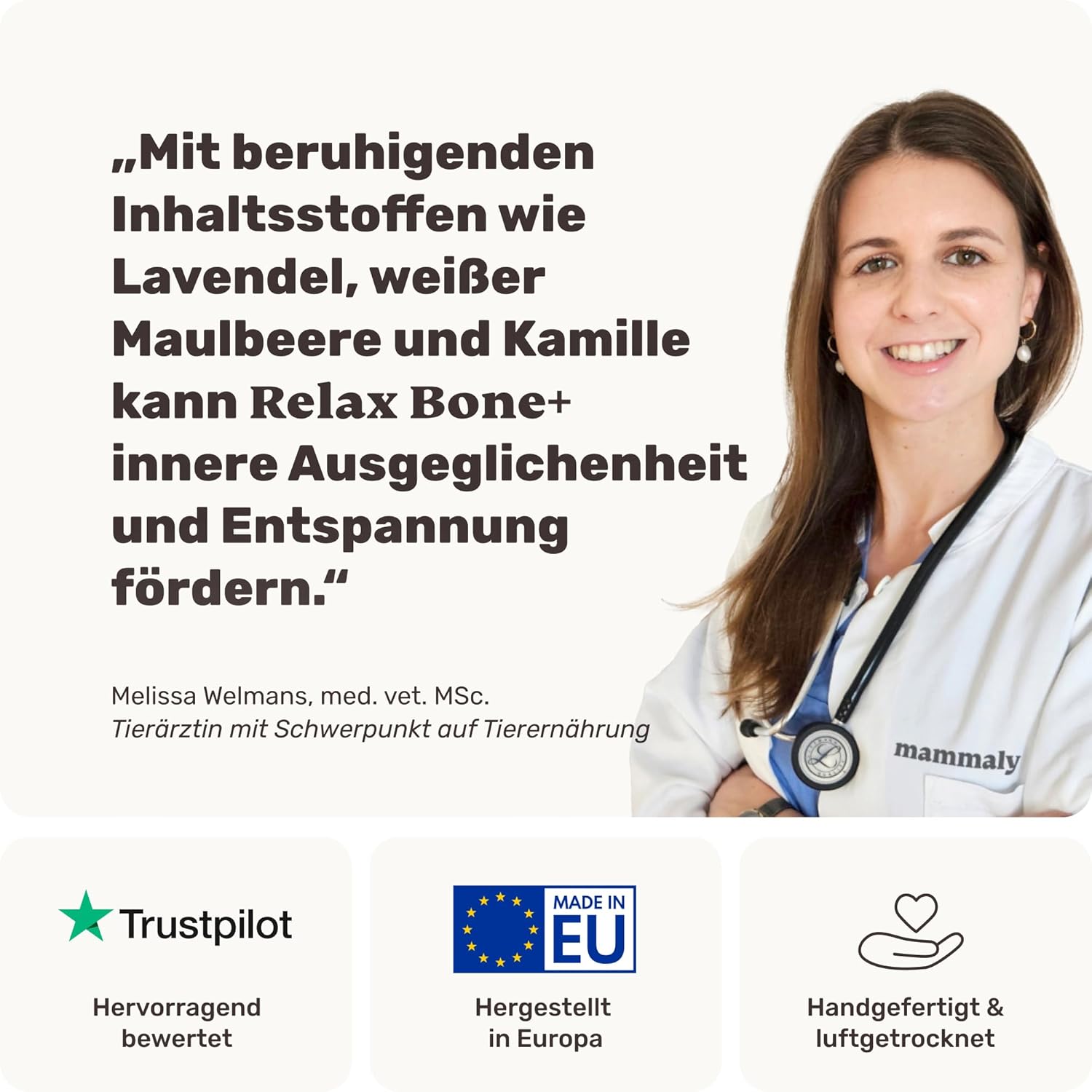 Thumbnail 6 de mammaly Relax Bone+ Entspannungs-Kauknochen 12cm