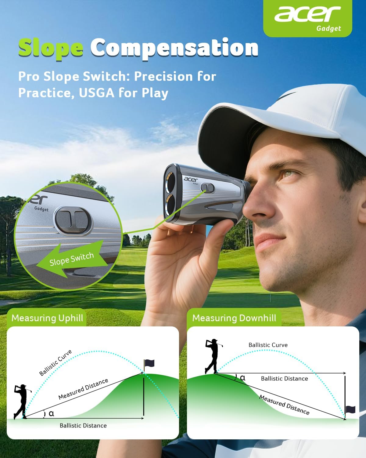 Detalle de Acer Gadget Golf Rangefinder 6X