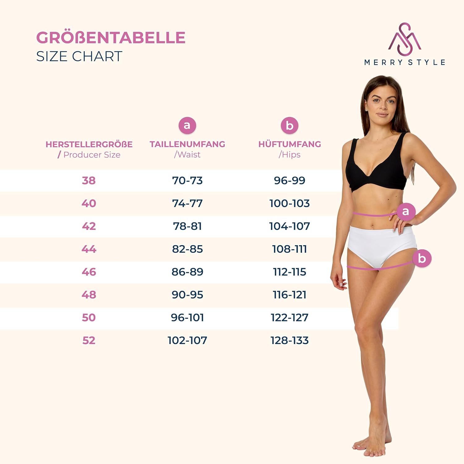 Thumbnail 4 de Merry Style Bas de Bikini taille haute UPF 50+