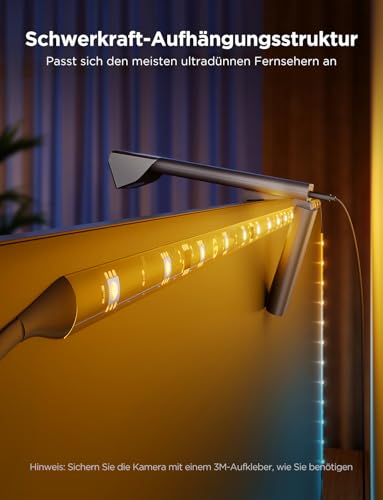 Thumbnail 4 de Govee TV Hintergrundbeleuchtung 3 Lite mit Fish-Eye Korr, 55–65 Zoll – präzise Farbanpassung und immersives Look & Feel