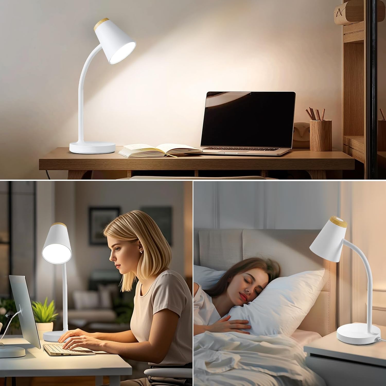 Thumbnail 6 de GyroVu Schreibtischlampe mit dimmbarer LED und Touch-Steuerung für Kinder & Lernplatz