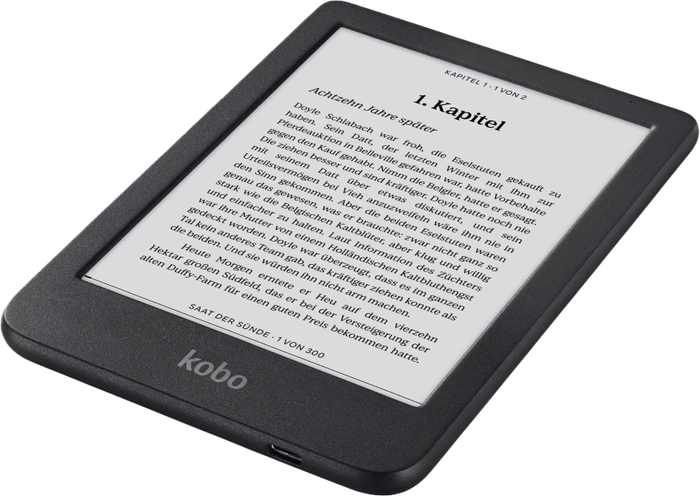Thumbnail 4 de Kobo Clara BW Schwarz – kompakter 6-Zoll-E-Book-Reader für unterwegs
