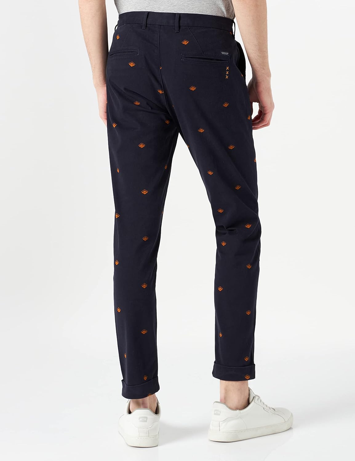 Thumbnail 3 de Scotch & Soda AMS Blauw Stuart Chino Homme en Seasonal Allover Print