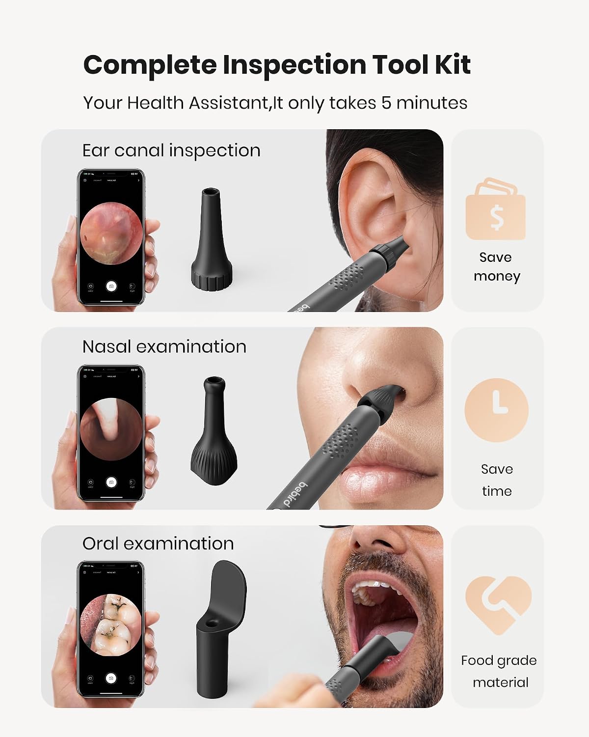 Detalle 2 de BEBIRD Ear Wax Removal Tool R1