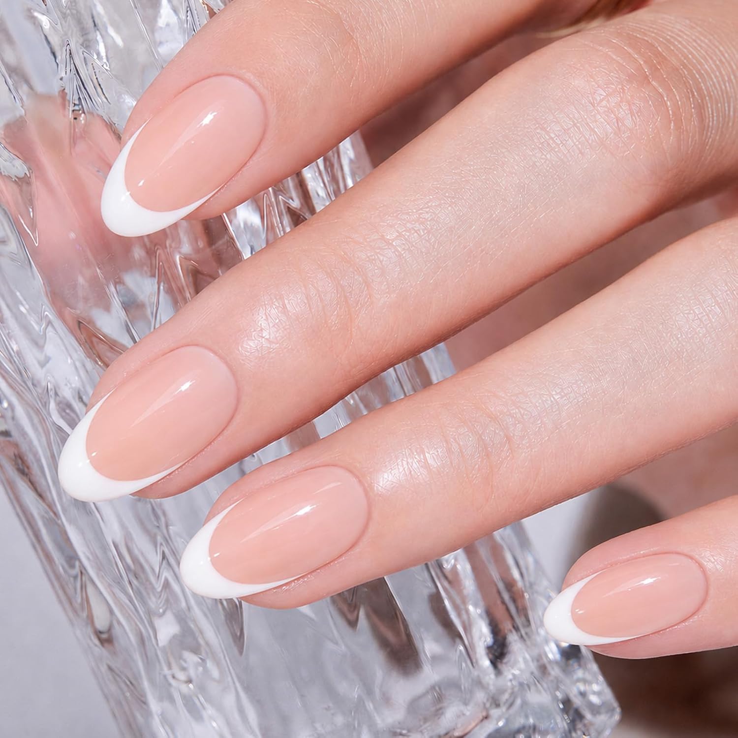 Detalle 2 de Modelones French Tip Press On Nails 32pcs