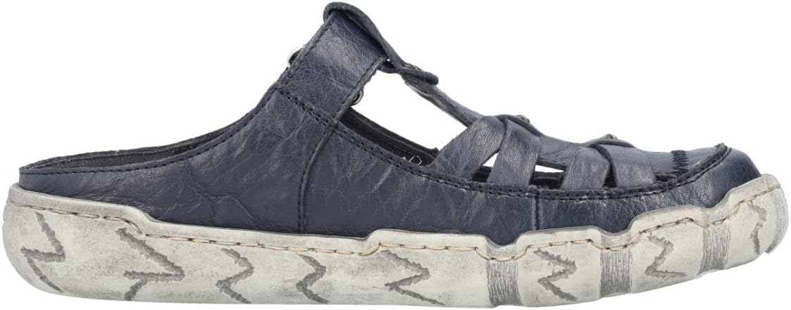 Detalle 2 de Rieker Damen Clogs L0396 – Slipper aus Echtleder